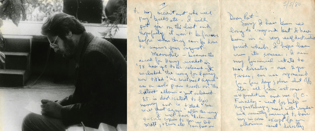 Letter from Bill Evans